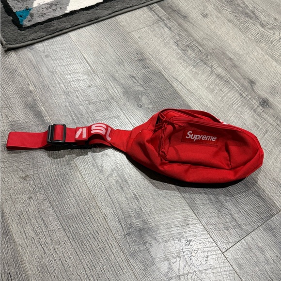 Supreme Bold Red Belt Bag